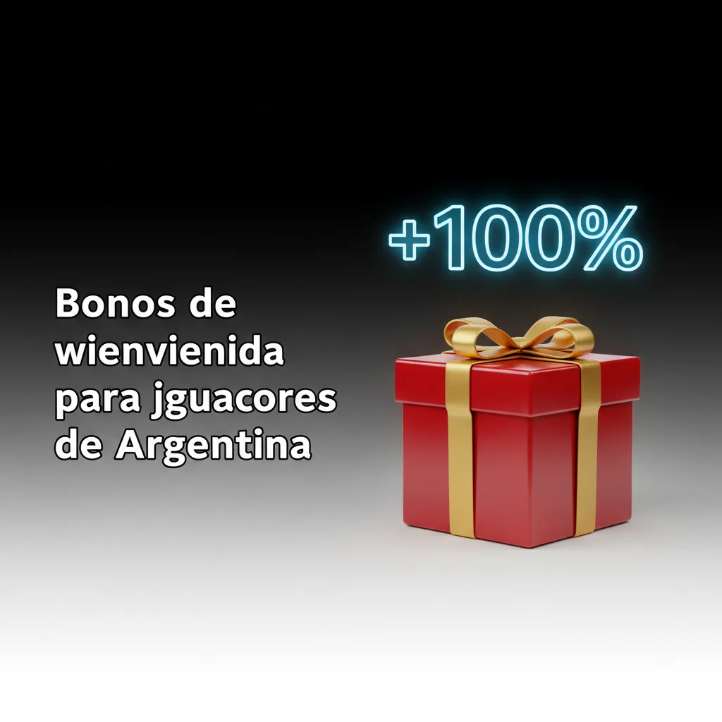 Banner: Bonos de bienvenida en Argentina +100% 1er depósito hasta $520.45/€447.45; deportes 5x (min 1.5) casino 30x 7 días